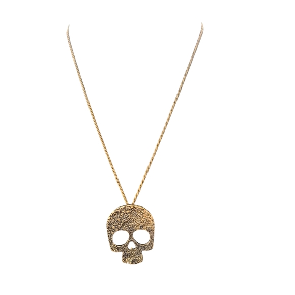 Li Jewelry Jewelry - !!LAST CHANCE!!⛄️Vintage Bronze Colored Sugar Skull Necklace